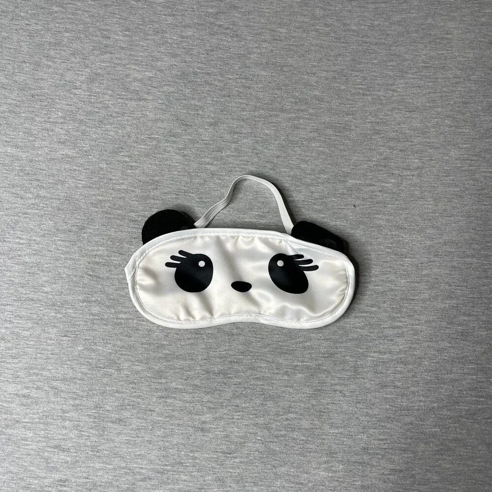 SHEIN Girl’s Panda Bear Eyes Print Sleeping Eye Mask